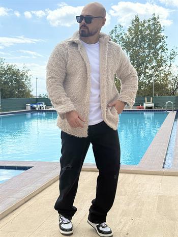 Tüylü Rahat Kalıp Gömlek (GMKR47)