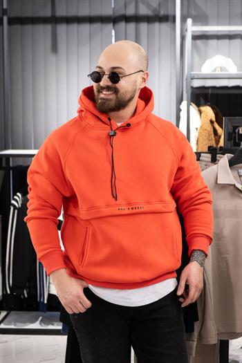 Üç İplik Şardonlu Kapüşonlu Sweatshirt (K-SWTK11)