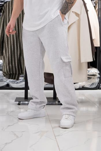 Üç İplik Şardonlu Kargo Eşofman Altı (K-JMJ01)