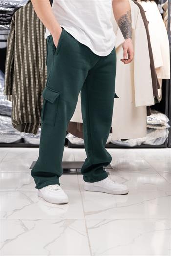 Üç İplik Şardonlu Kargo Eşofman Altı (K-JY01)