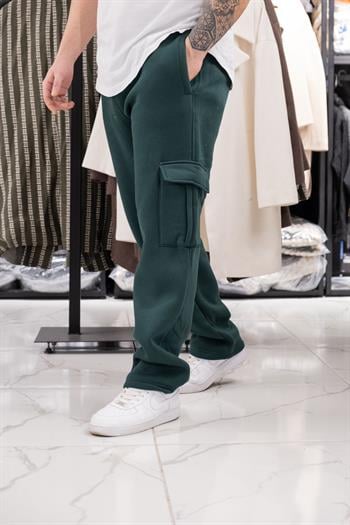 Üç İplik Şardonlu Kargo Eşofman Altı (K-JY01)