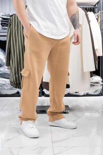 Üç İplik Şardonlu Kargo Eşofman Altı (K-JC01)