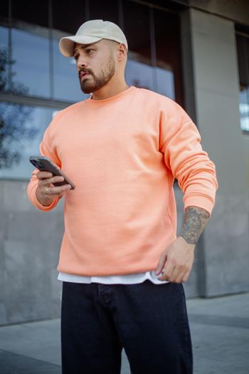 Üç İplik Şardonlu Oversize Sweatshirt (SVTT25)