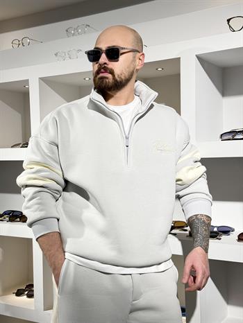 Üç İplik Şardonlu Oversize Sweatshirt (SVTG92)
