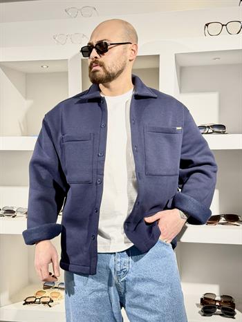 Üç İplik Şardonlu Rahat Kalıp Gömlek (GML56)