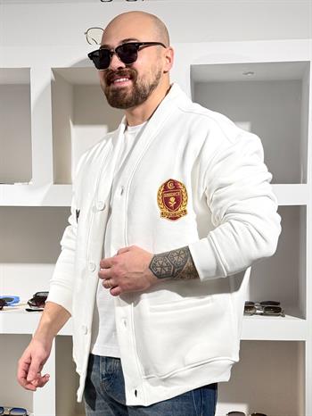 Üç İplik Şardonlu Rahat Kalıp Hırka (MEVB60)