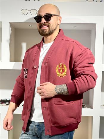 Üç İplik Şardonlu Rahat Kalıp Hırka (MEVBO60)