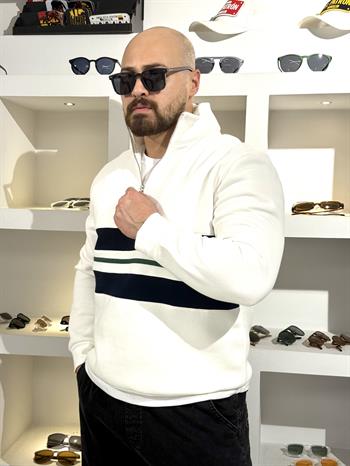 Üç İplik Yarım Fermuarlı Sweatshirt (SVTB69)