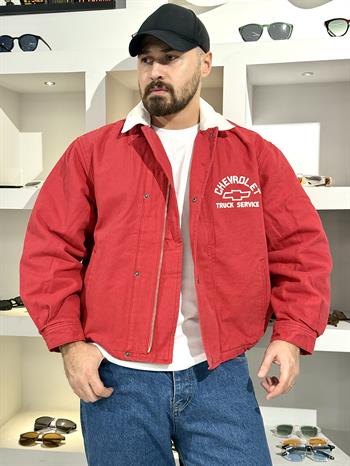 Vintage Gabardin Kumaş Oversize Mont (MTKI54)