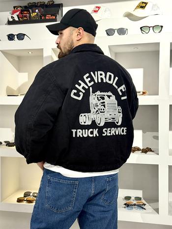 Vintage Gabardin Kumaş Oversize Mont (MTS54)