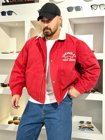 Vintage Gabardin Kumaş Oversize Mont (MTKI54)