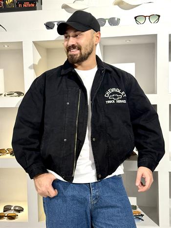 Vintage Gabardin Kumaş Oversize Mont (MTS54)