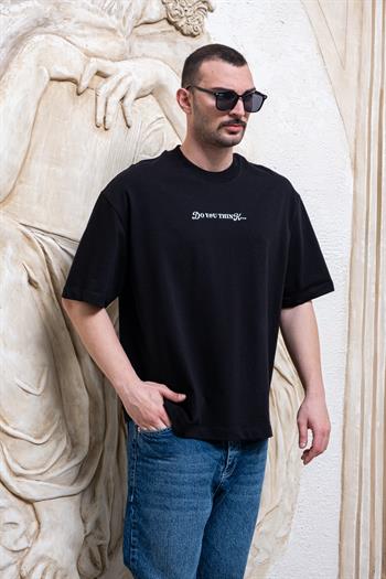 Vintage Oversize Sırt Baskılı Erkek T-Shirt (TSS40)