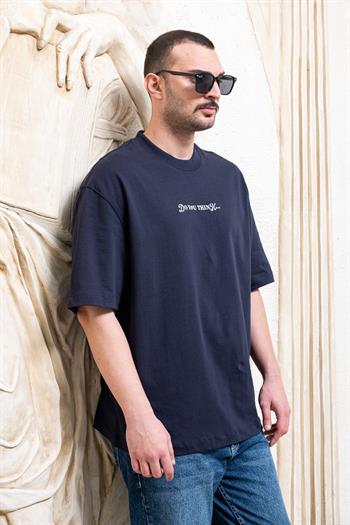 Vintage Oversize Sırt Baskılı Erkek T-Shirt (TSL40)