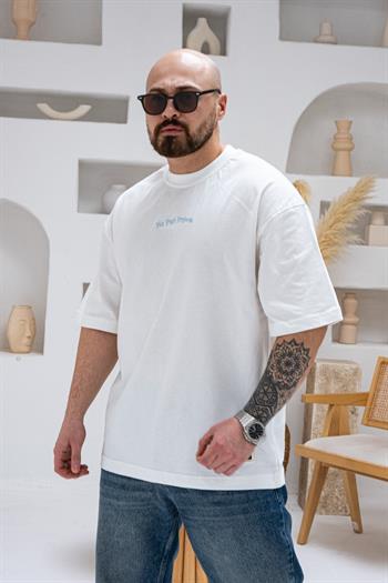 Yacht Sırt Baskılı Rahat Kalıp T-Shirt(TSB69)