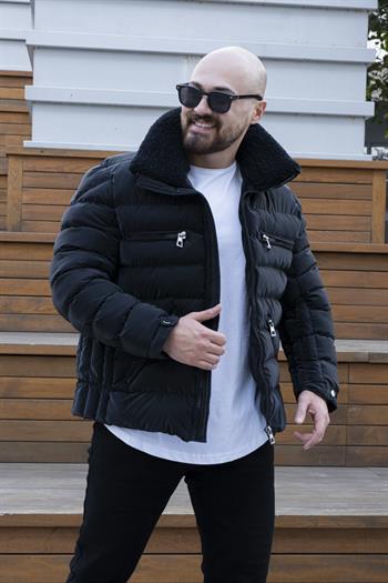 Yaka Kürklü Şİşme Mont (MTS12)