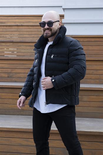 Yaka Kürklü Şİşme Mont (MTS12)