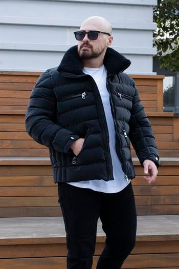 Yaka Kürklü Şİşme Mont (MTS12)