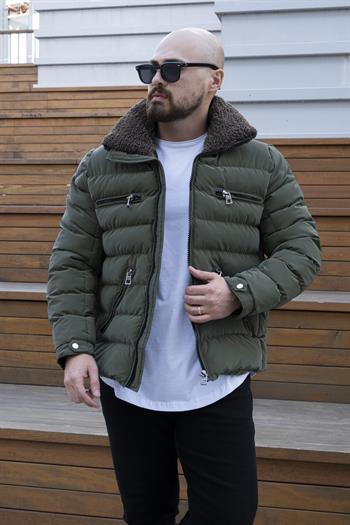 Yaka Kürklü Şİşme Mont (MTY12)