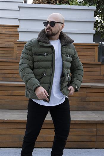 Yaka Kürklü Şİşme Mont (MTY12)