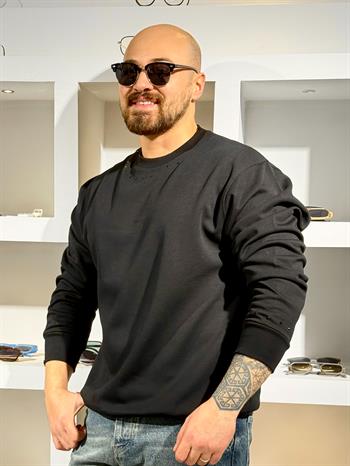 Yakası Taşlı Oversize Sweatshirt (SVTS86)