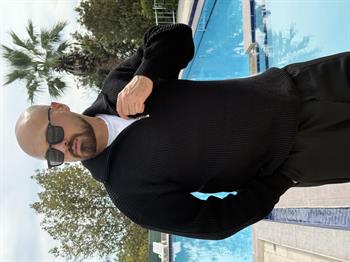 Yarım Fermuarlı Oversize Örme Kazak (SVTS48)