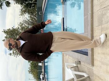 Yarım Fermuarlı Oversize Örme Kazak (SVTKA48)