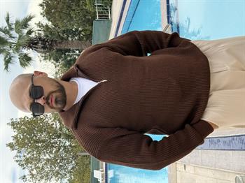 Yarım Fermuarlı Oversize Örme Kazak (SVTKA48)