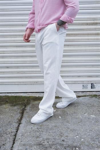 Yıkamalı Keten Baggy Jogger (JGB19)