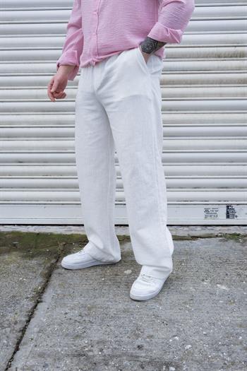 Yıkamalı Keten Baggy Jogger (JGB19)