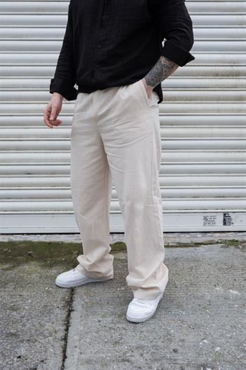 Yıkamalı Keten Baggy Jogger (JGK19)