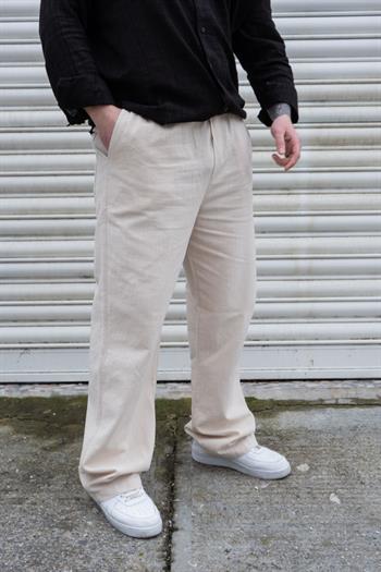 Yıkamalı Keten Baggy Jogger (JGK19)