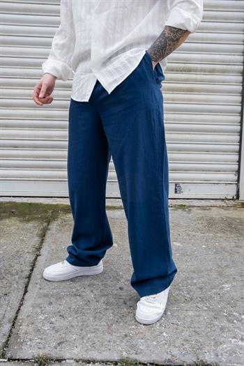 Yıkamalı Keten Baggy Jogger (JGM19)