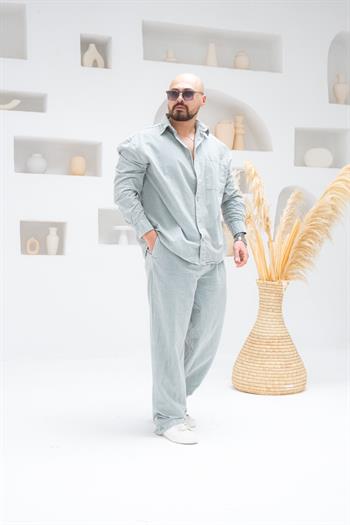 Yıkamalı Modern Oversize Kalıp Alt Üst Takım (TKG36)