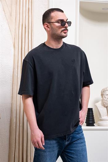 Yıkamalı Oversize Erkek T-Shirt (TSS39)