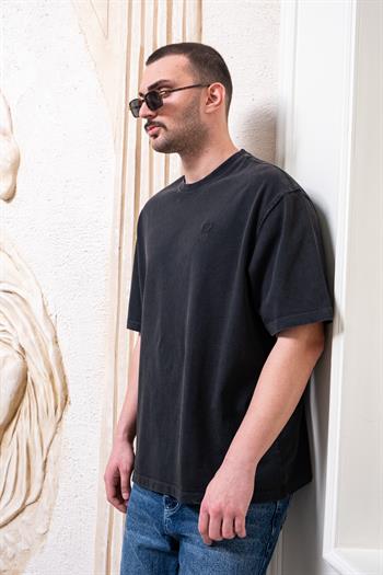 Yıkamalı Oversize Erkek T-Shirt (TSS39)