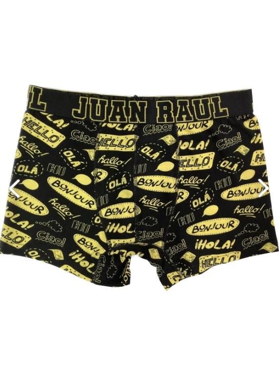 %100 Pamuk/Likra Kumaş Desenli Boxer