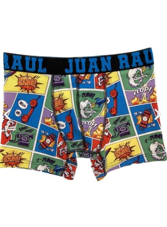 %100 Pamuk/Likra Kumaş Desenli Boxer