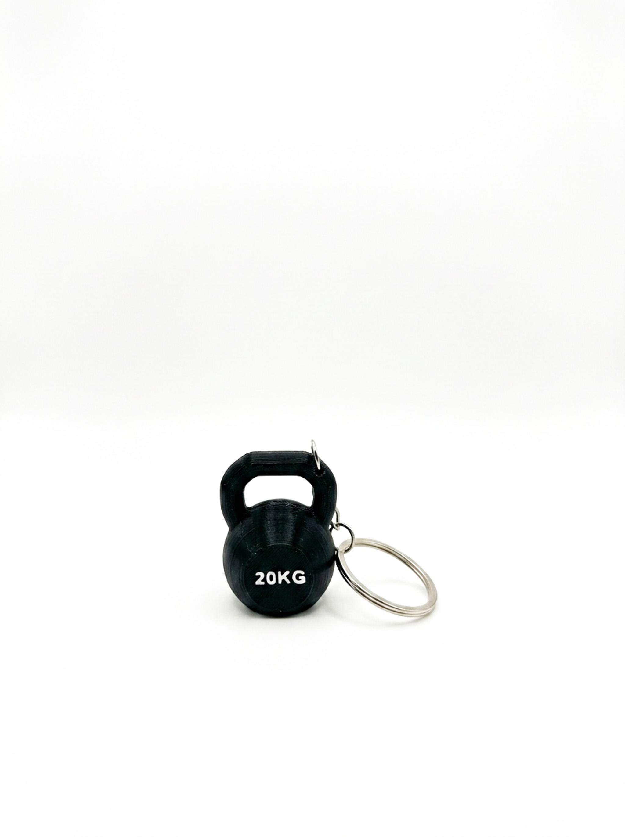 20 Kg Yazılı Kettlebell Anahtarlık