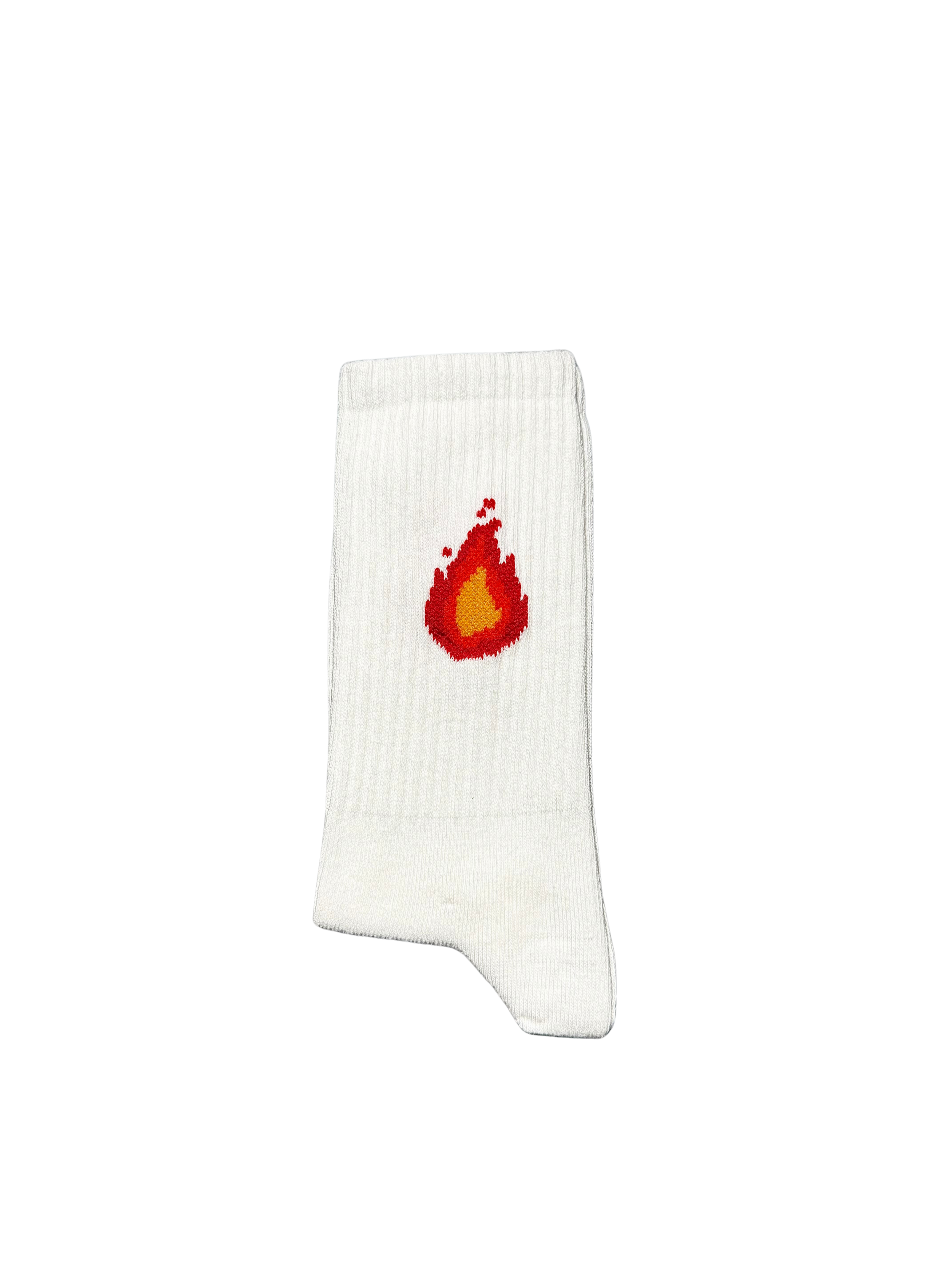 Ateş Desenli Unisex Çorap