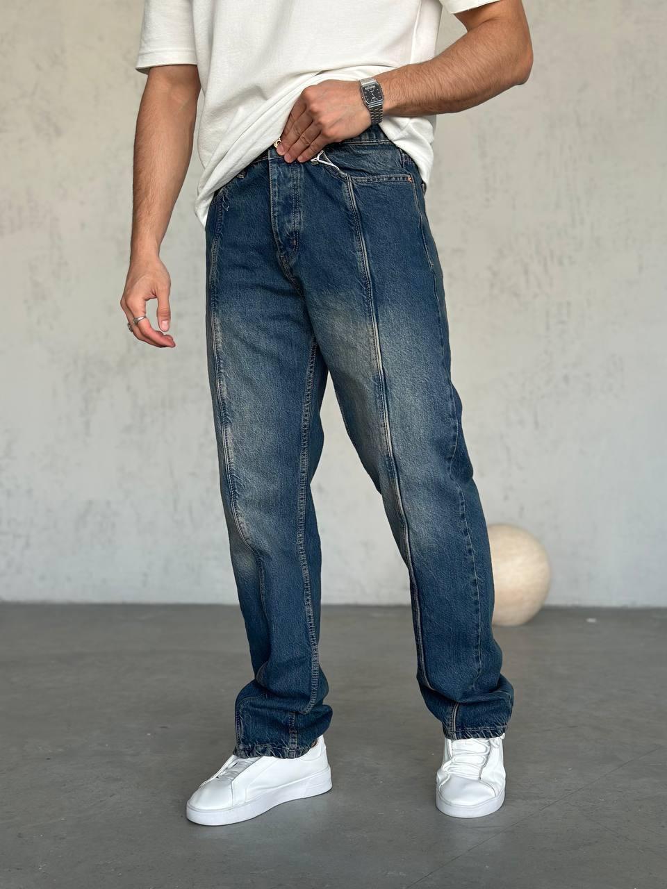 Baggy Kalıp Çimalı Jean (KO54)