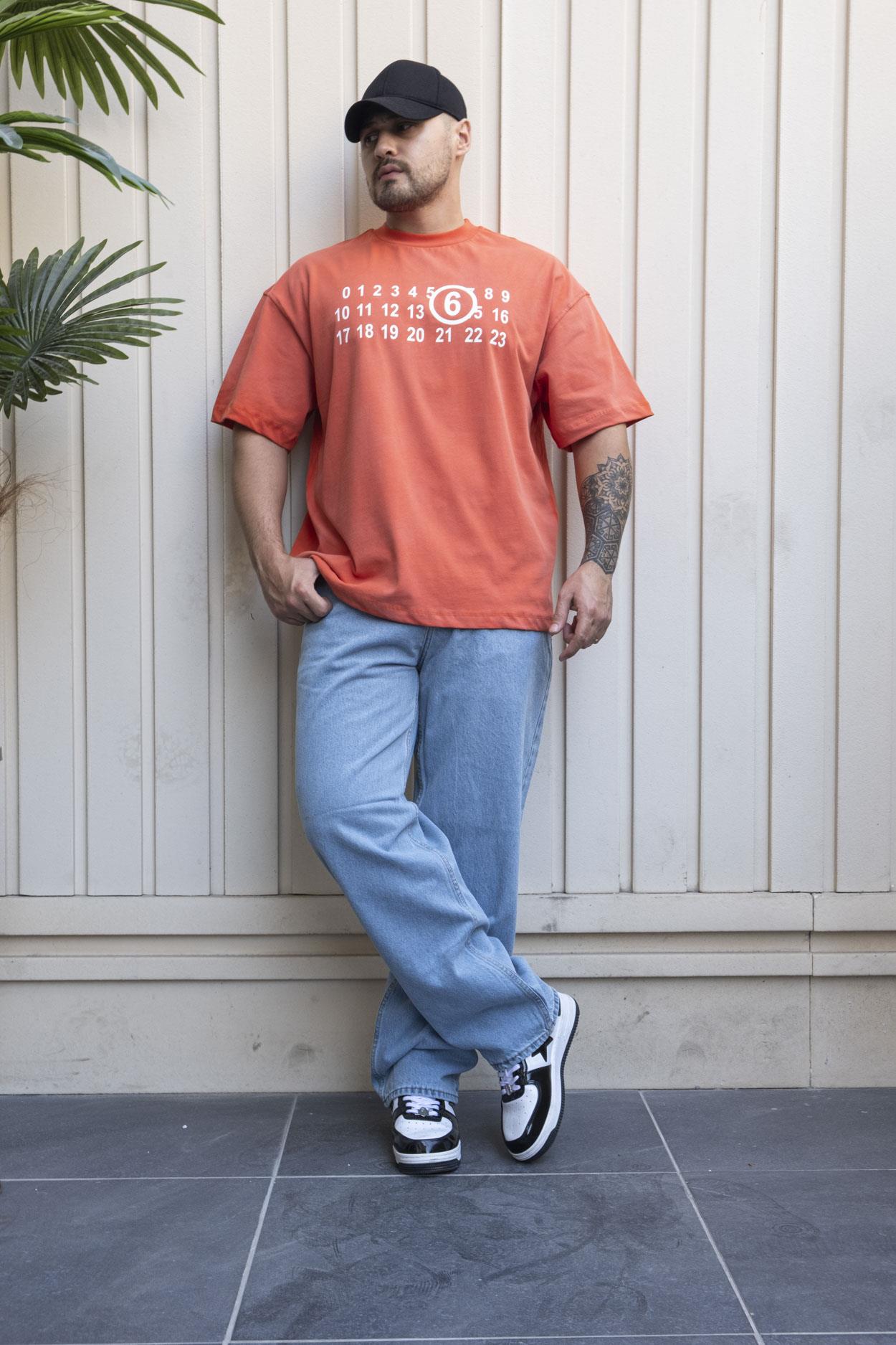 Baskılı Oversize T-Shirt (TSK34)