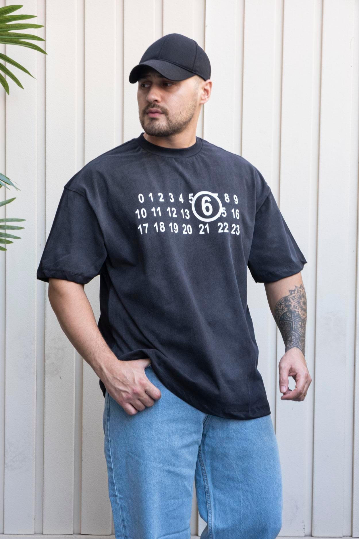 Baskılı Oversize T-Shirt (TSS34)