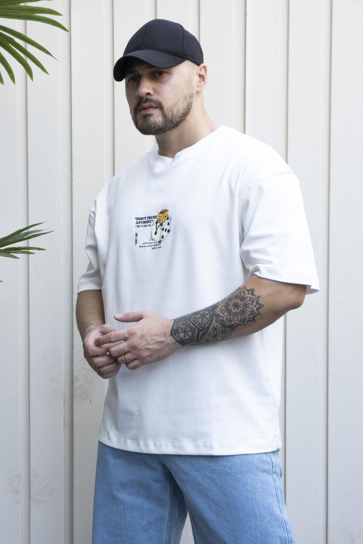 Baskılı Oversize T-Shirt (YTB03)