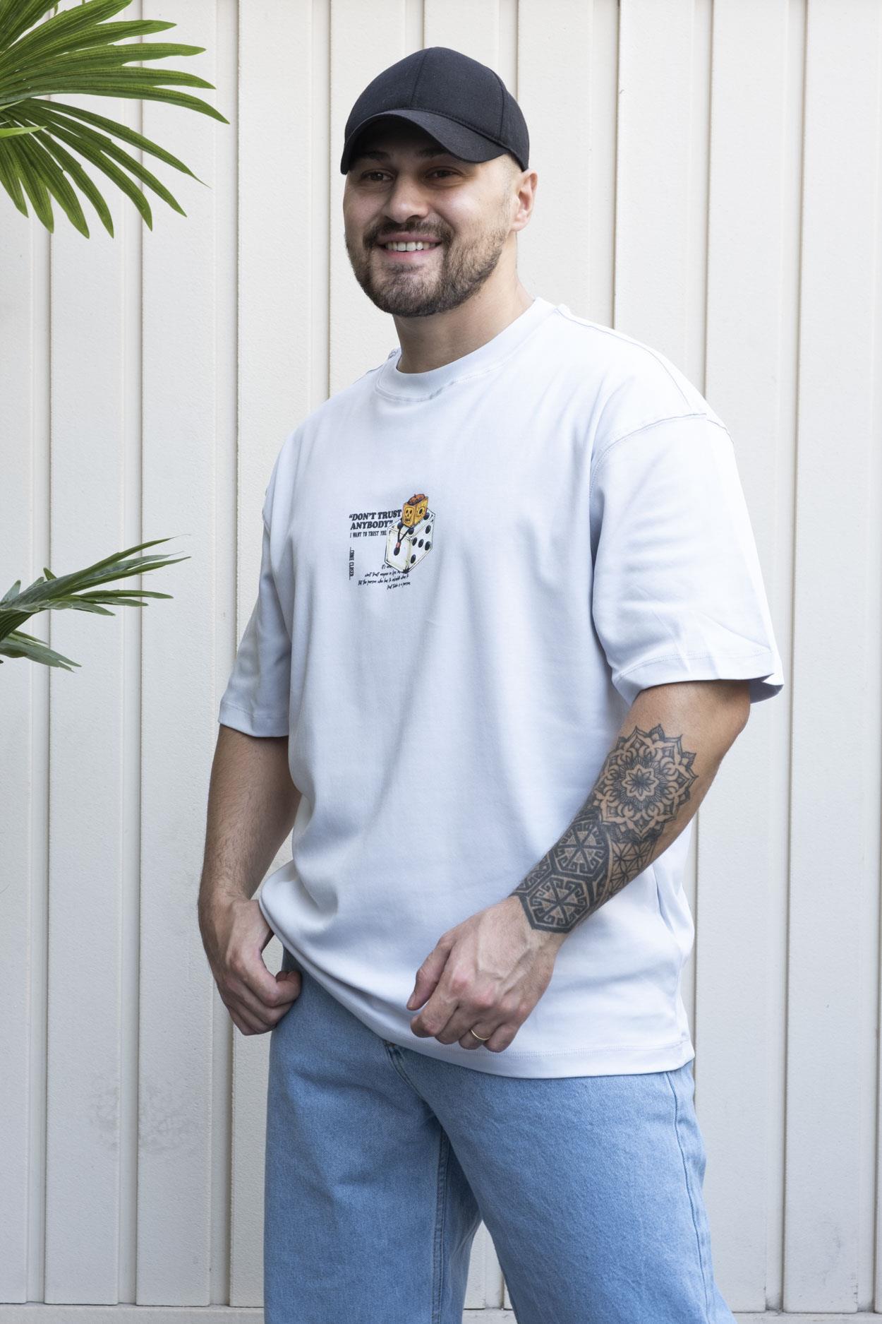 Baskılı Oversize T-Shirt (YTG03)