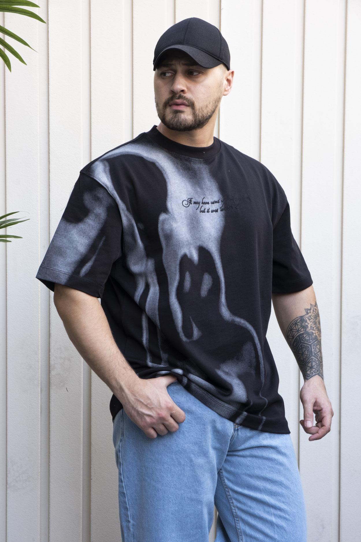 Baskılı Oversize T-Shirt (YTS06)