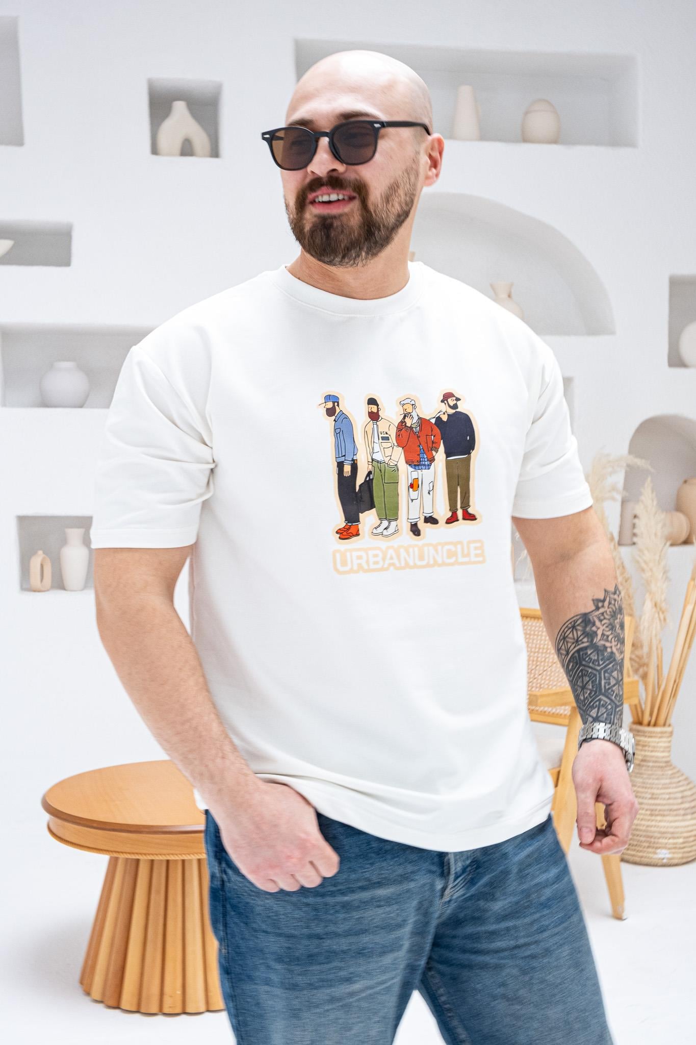 Baskılı Rahat Kalıp T-shirt(TSB64)