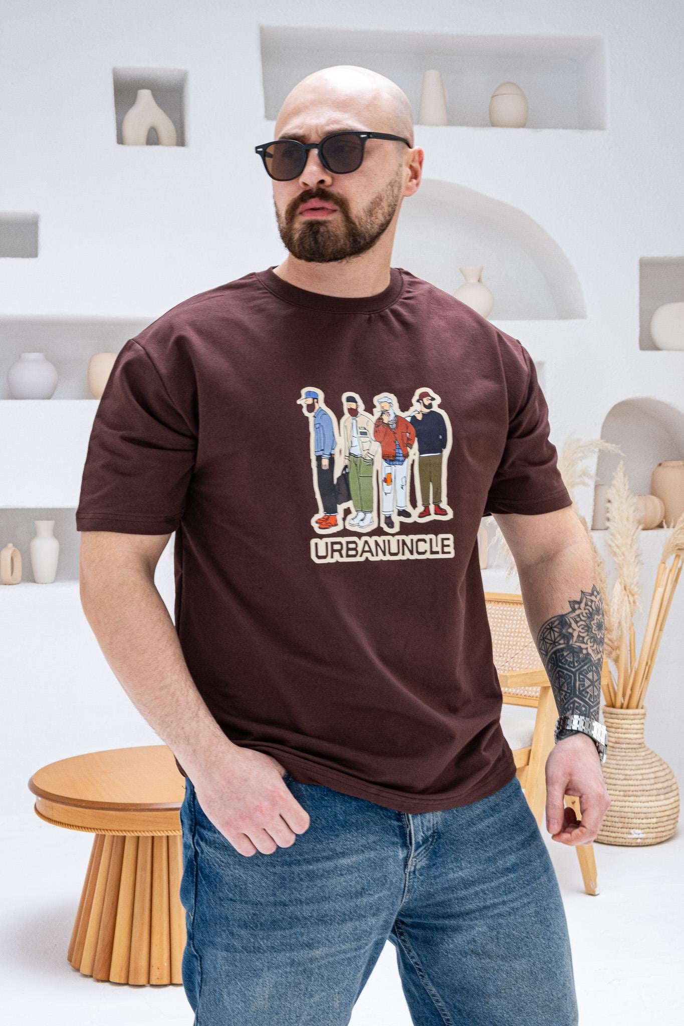 Baskılı Rahat Kalıp T-shirt(TSKA64)