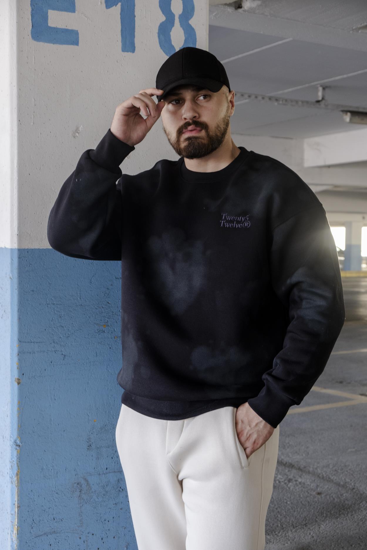 Batik Desenli Rahat Kalıp Sweatshirt (SVTS01)