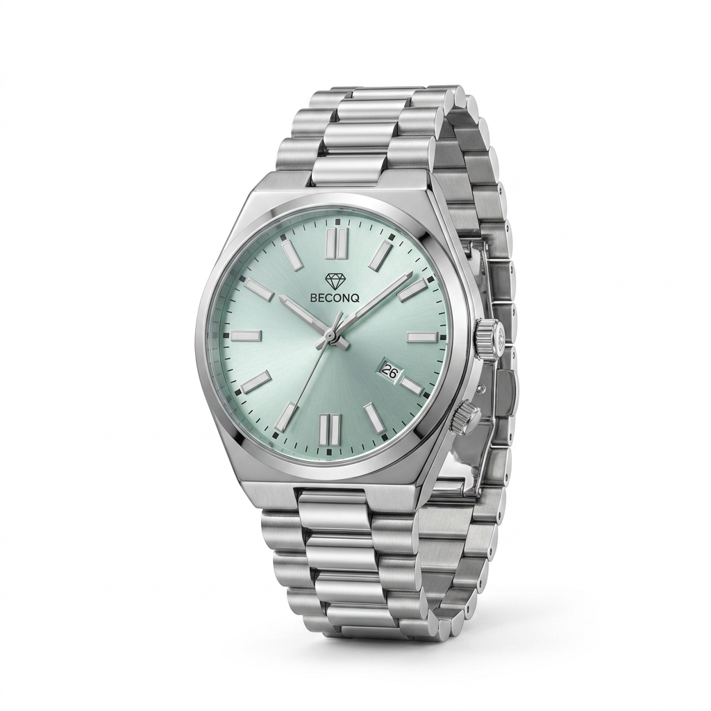 Beconq Imperial Sapphire Çelik Kordon Erkek Kol Saati (131)